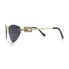 Womens Luxury Fashion Rimless Triangular Designer Sunglasses