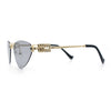 Womens Luxury Fashion Rimless Triangular Designer Sunglasses