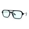Hipster Hustler Pop Color Plastic Flat Top Racer Fashion Sunglasses