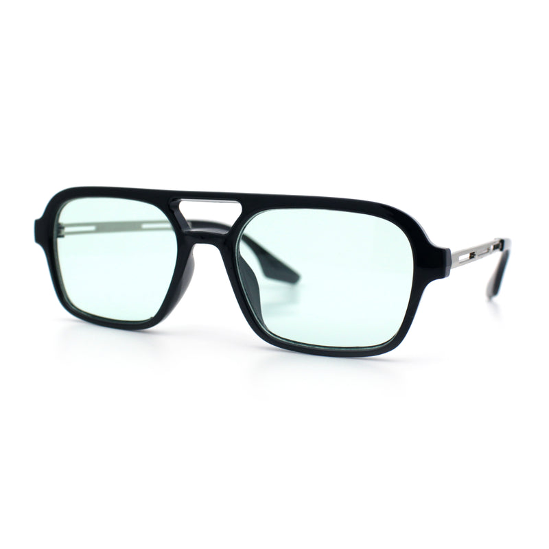 Hipster Hustler Pop Color Plastic Flat Top Racer Fashion Sunglasses