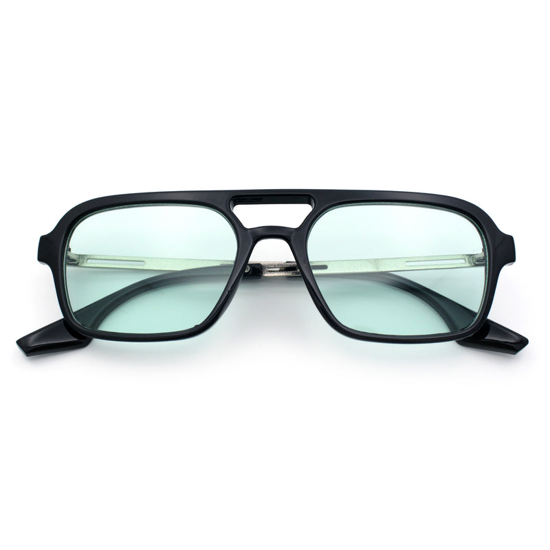 Hipster Hustler Pop Color Plastic Flat Top Racer Fashion Sunglasses