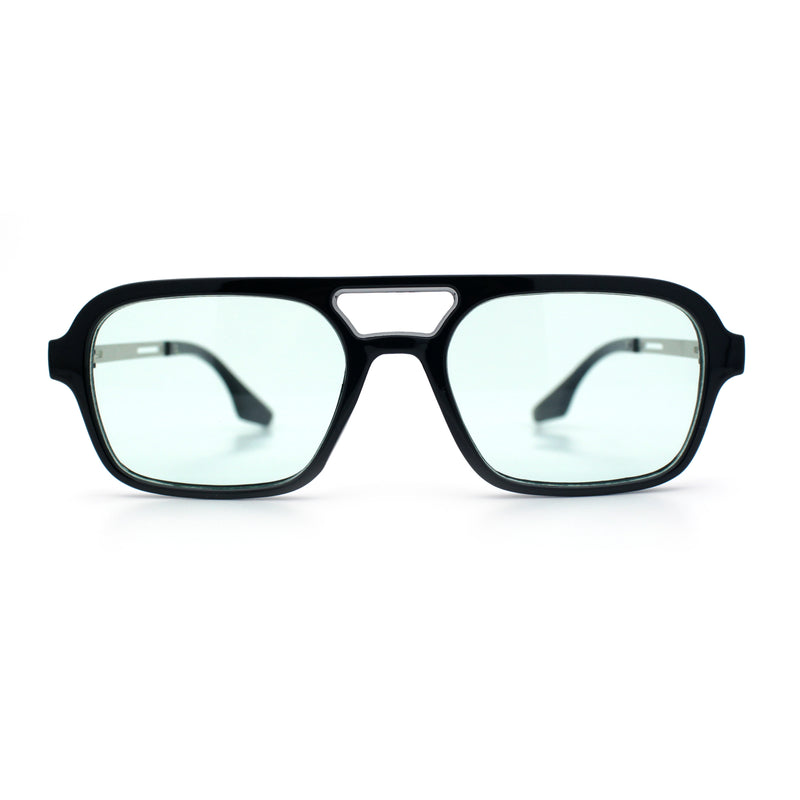 Hipster Hustler Pop Color Plastic Flat Top Racer Fashion Sunglasses