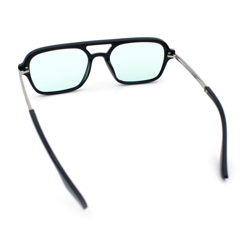 Hipster Hustler Pop Color Plastic Flat Top Racer Fashion Sunglasses