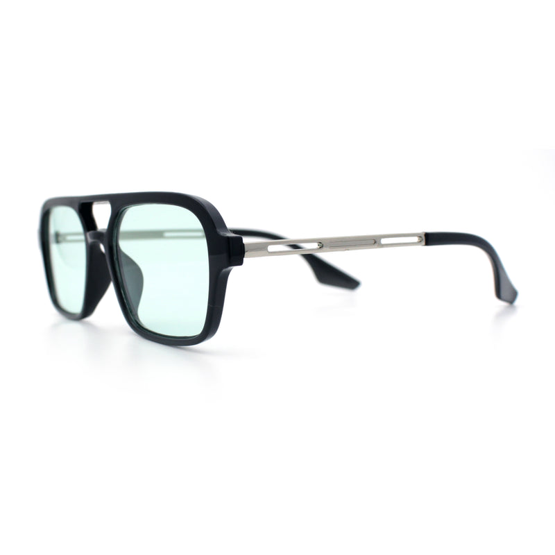 Hipster Hustler Pop Color Plastic Flat Top Racer Fashion Sunglasses