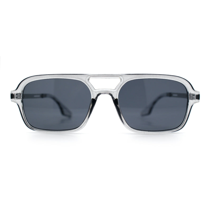 Hipster Hustler Pop Color Plastic Flat Top Racer Fashion Sunglasses