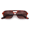 Hipster Hustler Pop Color Plastic Flat Top Racer Fashion Sunglasses