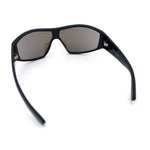 Wrap Curved Color Mirror Oversize Shield Sport Plastic Sunglasses