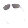 Wrap Curved Color Mirror Oversize Shield Sport Plastic Sunglasses