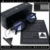 Hipster Narrow Oval Hustler Pop Color Lens Mid Temple Sunglasses