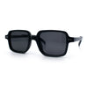 Retro Vintage Vibe Mid Temple Horn Rim Hipster Fashion Sunglasses