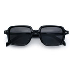 Retro Vintage Vibe Mid Temple Horn Rim Hipster Fashion Sunglasses