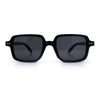 Retro Vintage Vibe Mid Temple Horn Rim Hipster Fashion Sunglasses