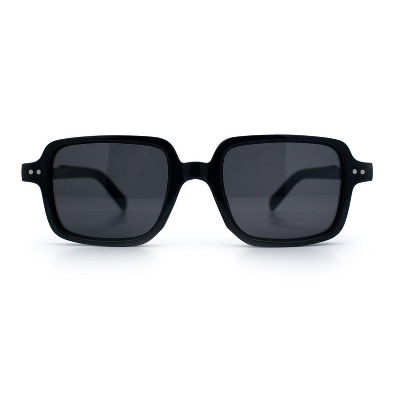Retro Vintage Vibe Mid Temple Horn Rim Hipster Fashion Sunglasses
