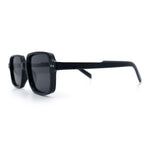 Retro Vintage Vibe Mid Temple Horn Rim Hipster Fashion Sunglasses