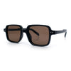 Retro Vintage Vibe Mid Temple Horn Rim Hipster Fashion Sunglasses