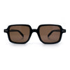 Retro Vintage Vibe Mid Temple Horn Rim Hipster Fashion Sunglasses