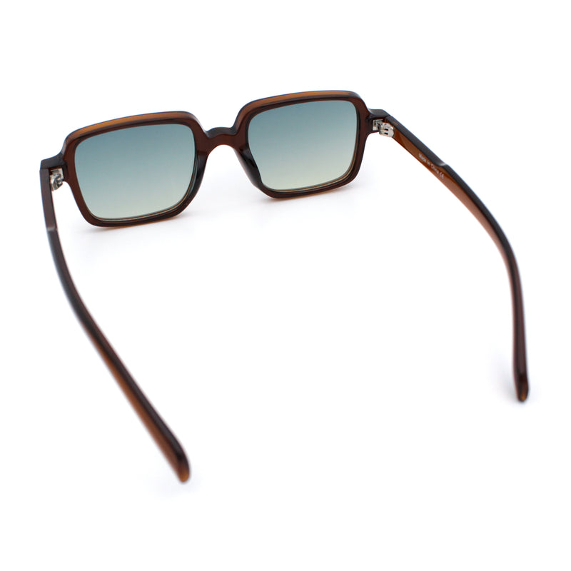 Retro Vintage Vibe Mid Temple Horn Rim Hipster Fashion Sunglasses