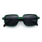 Retro Vintage Vibe Mid Temple Horn Rim Hipster Fashion Sunglasses