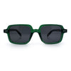 Retro Vintage Vibe Mid Temple Horn Rim Hipster Fashion Sunglasses
