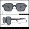 Retro Vintage Vibe Mid Temple Horn Rim Hipster Fashion Sunglasses