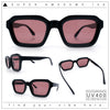 Retro Thick Plastic Minimal Rectangle Hipster Fashion Sunglasses
