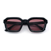 Retro Thick Plastic Minimal Rectangle Hipster Fashion Sunglasses