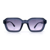 Retro Thick Plastic Minimal Rectangle Hipster Fashion Sunglasses