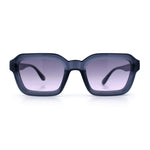 Retro Thick Plastic Minimal Rectangle Hipster Fashion Sunglasses