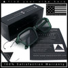 Retro Thick Plastic Minimal Rectangle Hipster Fashion Sunglasses