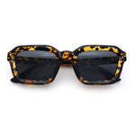 Retro Thick Plastic Minimal Rectangle Hipster Fashion Sunglasses