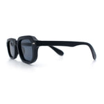 Vintage Vibe Narrow Rectangle Hipster Hustler Fashion Sunglasses