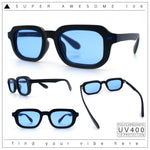 Vintage Vibe Narrow Rectangle Hipster Hustler Fashion Sunglasses
