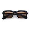 Vintage Vibe Narrow Rectangle Hipster Hustler Fashion Sunglasses