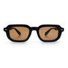 Vintage Vibe Narrow Rectangle Hipster Hustler Fashion Sunglasses