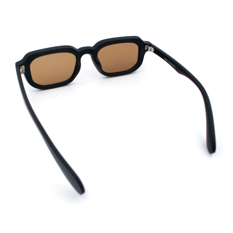 Vintage Vibe Narrow Rectangle Hipster Hustler Fashion Sunglasses