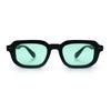 Vintage Vibe Narrow Rectangle Hipster Hustler Fashion Sunglasses