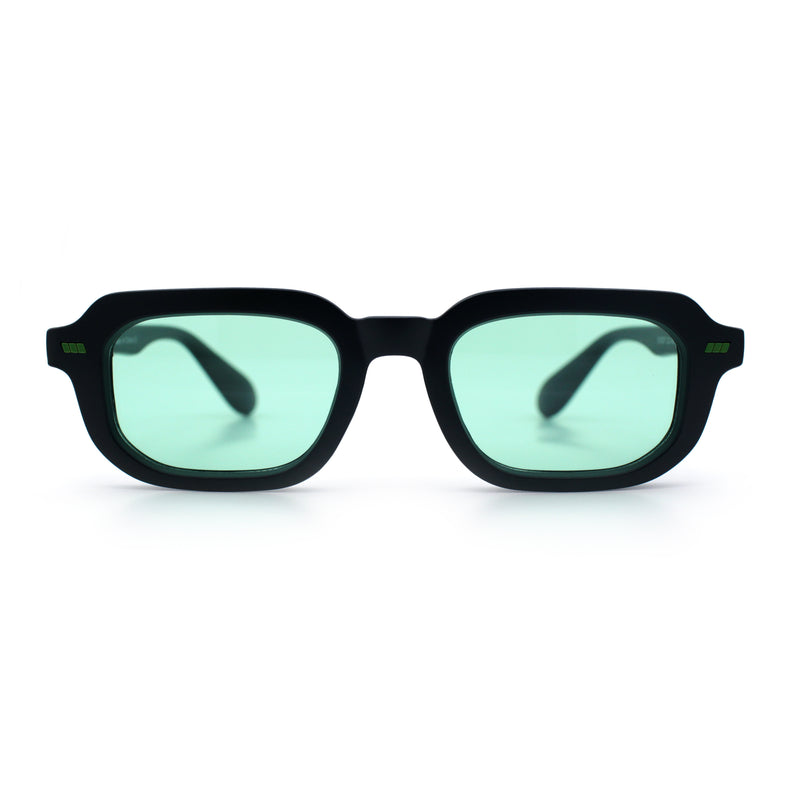 Vintage Vibe Narrow Rectangle Hipster Hustler Fashion Sunglasses