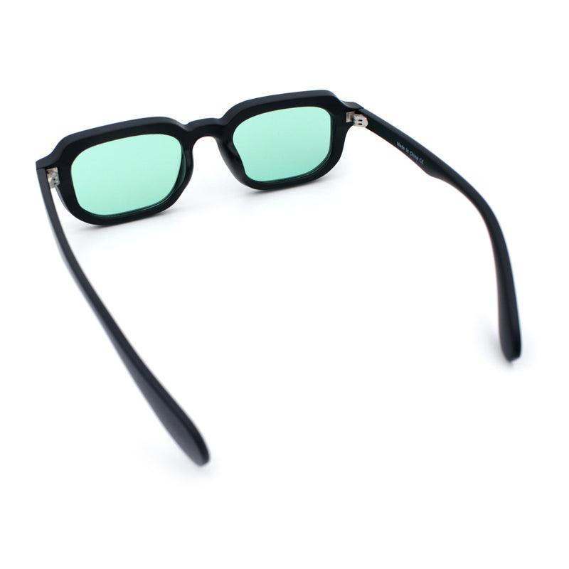 Vintage Vibe Narrow Rectangle Hipster Hustler Fashion Sunglasses