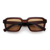 Classy Rectangle Horn Rim Minimal Fashion Retro Vintage Sunglasses