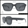 Classy Rectangle Horn Rim Minimal Fashion Retro Vintage Sunglasses
