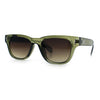 Gentlemans Cross Bone Dagger Emblem Horn Rim Plastic Retro Sunglasses
