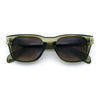Gentlemans Cross Bone Dagger Emblem Horn Rim Plastic Retro Sunglasses