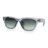 Gentlemans Cross Bone Dagger Emblem Horn Rim Plastic Retro Sunglasses