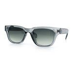 Gentlemans Cross Bone Dagger Emblem Horn Rim Plastic Retro Sunglasses