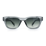 Gentlemans Cross Bone Dagger Emblem Horn Rim Plastic Retro Sunglasses