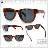 Gentlemans Cross Bone Dagger Emblem Horn Rim Plastic Retro Sunglasses