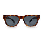 Gentlemans Cross Bone Dagger Emblem Horn Rim Plastic Retro Sunglasses