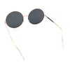 Iconic Hippie Oversized Round Circle Lens Boho Metal Rim Sunglasses