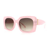 Womens Mod Chic Designer Fashion Thick Plastic Rectangle Butterfly Sunglasses