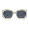 Womens Mod Chic Designer Fashion Thick Plastic Rectangle Butterfly Sunglasses
